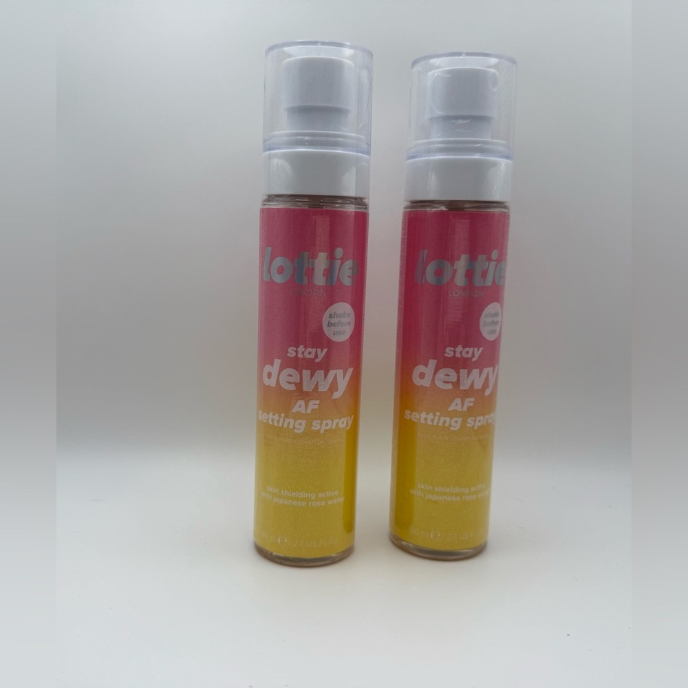 Lottie Stay Dewy AF Alcohol-Free, Ultra Fine Mist Setting Spray 2.7oz, 2 pack